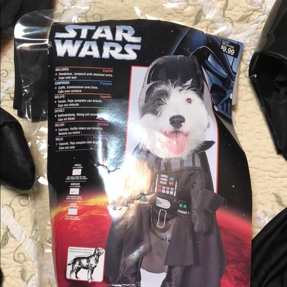 Star Wars Pet costume medium